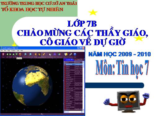 Bài đọc thêm 3. Học địa lí thế giới với Earth Explorer