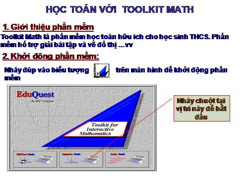 Bài đọc thêm 3. Học Toán với Toolkit Math