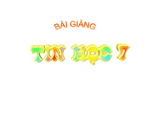 Bài 5. Thao tác với bảng tính