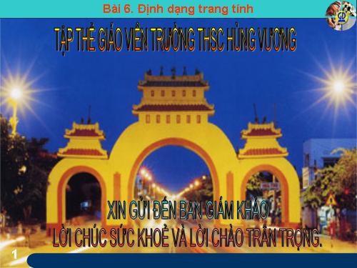 Bài 6. Định dạng trang tính