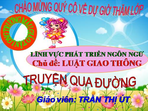 Giáo án qua đường