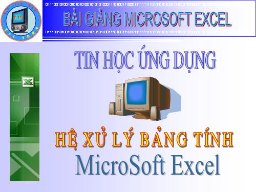 BÀI GIẢNG EXCEL