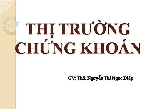 Thị trường chứng khoán