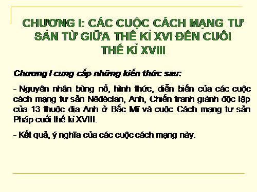 cách mạng tư sản mĩ lần 1