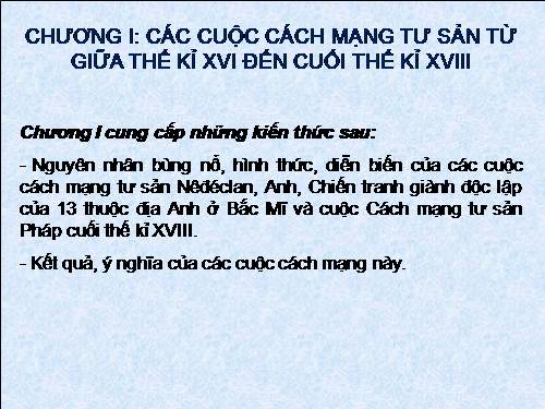 cách mạng tư sản hà lan