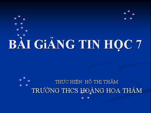 Bài 5. Thao tác với bảng tính