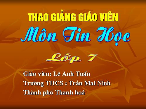 Giáo án bài 4