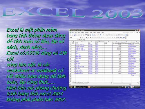 EXCEL CĂN BẢN