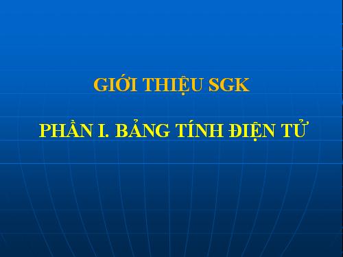 Chương trình sgk tin học