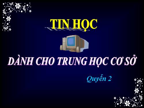 Bài 1. Chương trình bảng tính là gì?