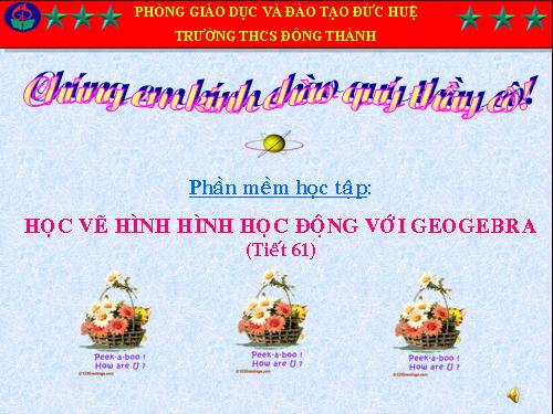 Bài đọc thêm 3. Học vẽ hình hình học động với GeoGebra