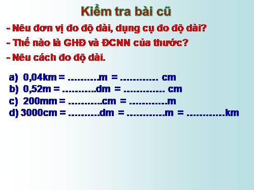 Bài 3. Đo thể tích chất lỏng