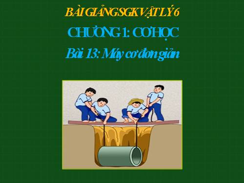 Bài 13. Máy cơ đơn giản