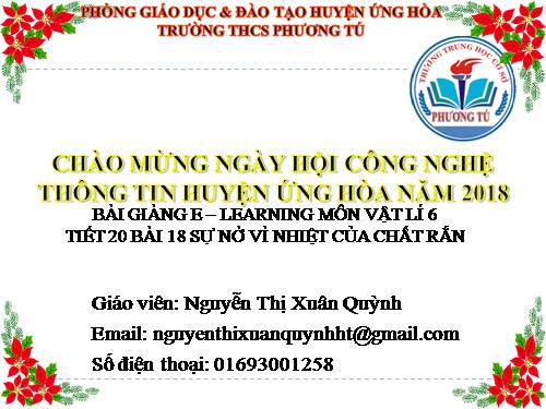 Bài 18. Sự nở vì nhiệt của chất rắn