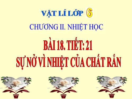 Bài 18. Sự nở vì nhiệt của chất rắn