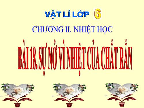 Bài 18. Sự nở vì nhiệt của chất rắn