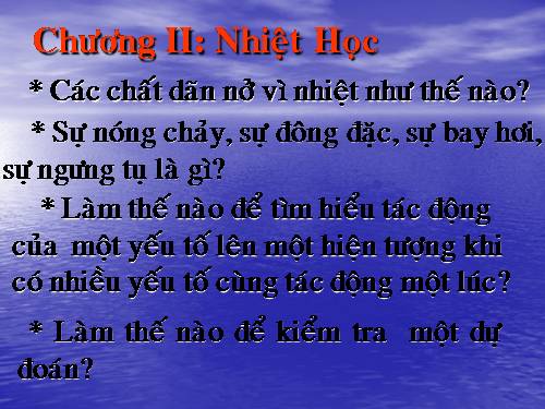 Bài 18. Sự nở vì nhiệt của chất rắn