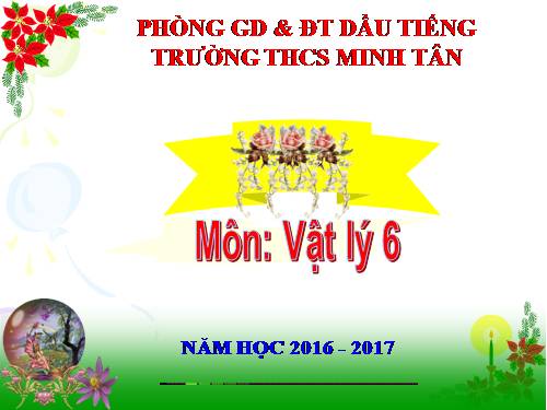 Bài 10. Lực kế - Phép đo lực - Trọng lượng và khối lượng