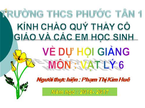 Bài 10. Lực kế - Phép đo lực - Trọng lượng và khối lượng