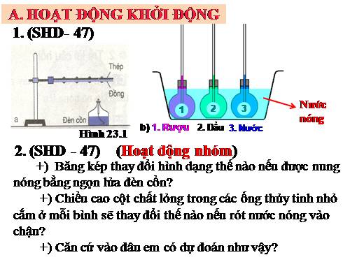 Bài 20. Sự nở vì nhiệt của chất khí