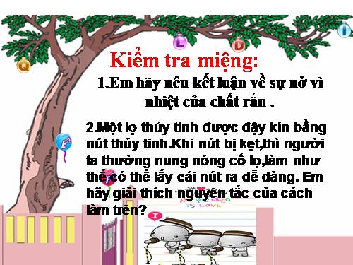 Bài 19. Sự nở vì nhiệt của chất lỏng