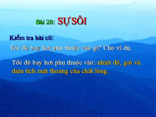 Bài 28. Sự sôi