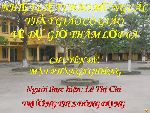 Bài 14. Mặt phẳng nghiêng