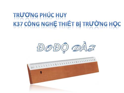 Bài 1. Đo độ dài