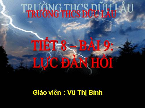 Bài 9. Lực đàn hồi