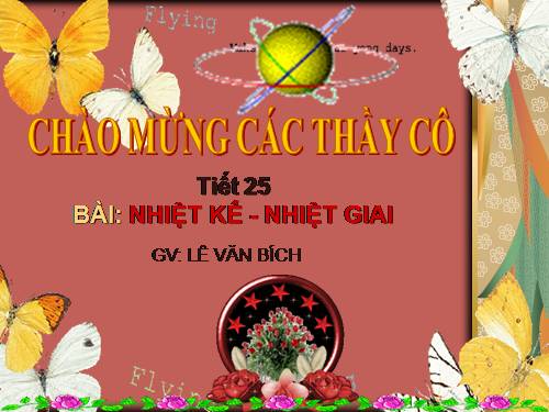 Bài 22. Nhiệt kế - Nhiệt giai