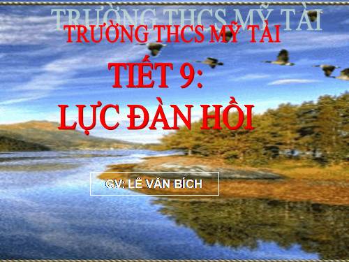 Bài 9. Lực đàn hồi