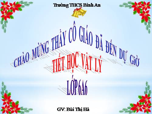 Bài 4. Đo thể tích vật rắn không thấm nước