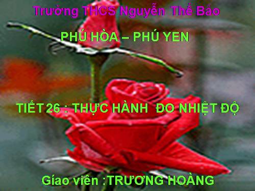 Bài 23. Thực hành đo nhiệt độ