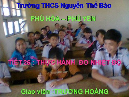 Bài 23. Thực hành đo nhiệt độ