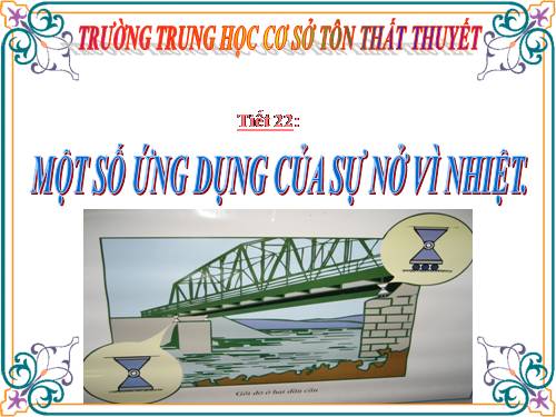 Bài 21. Một số ứng dụng của sự nở vì nhiệt