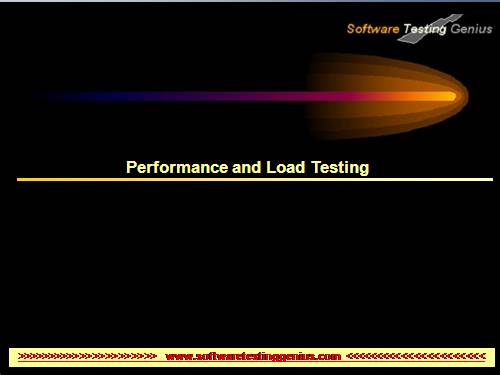 Performance and Load Testing