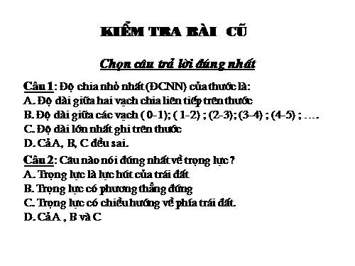 Bài 9. Lực đàn hồi