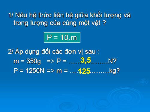 Bài 11. Khối lượng riêng - Trọng lượng riêng