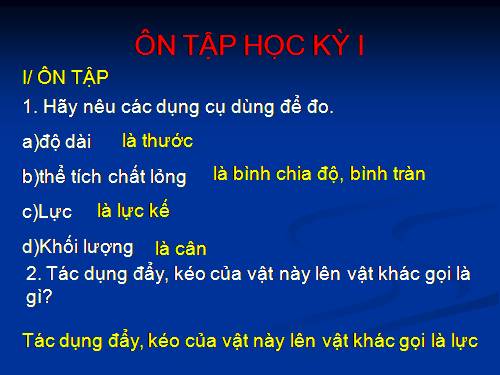 Bài 17. Tổng kết chương I: Cơ học