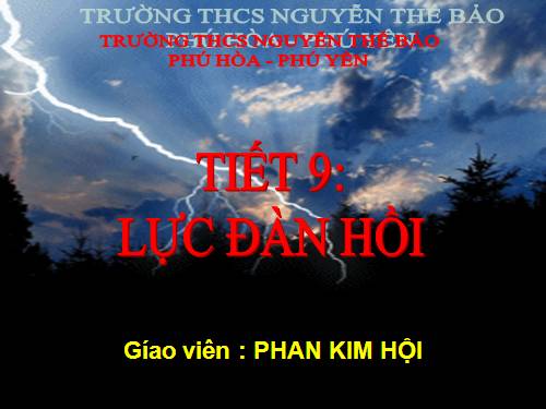 Bài 9. Lực đàn hồi