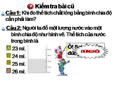 Bài 4. Đo thể tích vật rắn không thấm nước