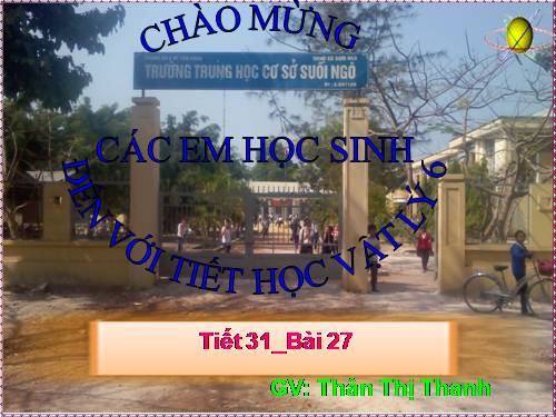 Bài 27. Sự bay hơi và sự ngưng tụ (tiếp theo)