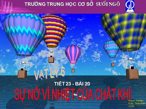 Bài 20. Sự nở vì nhiệt của chất khí