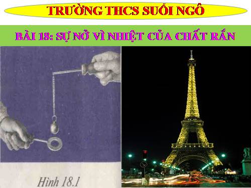 Bài 18. Sự nở vì nhiệt của chất rắn
