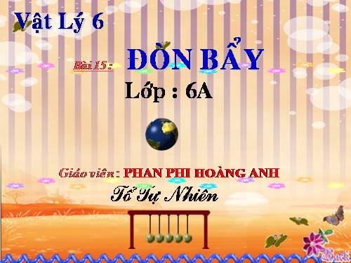 Bài 15. Đòn bẩy