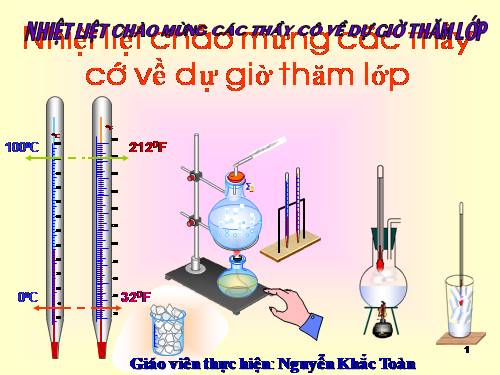 Bài 22. Nhiệt kế - Nhiệt giai