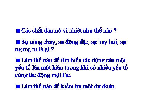 Bài 18. Sự nở vì nhiệt của chất rắn