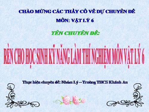 Chuyen de Vat li ( cuc hay )