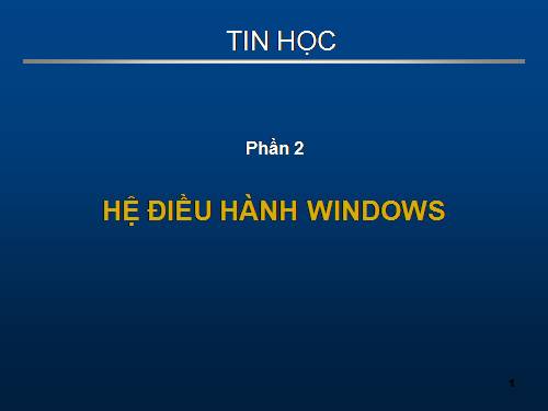 he dieu hanh Windows