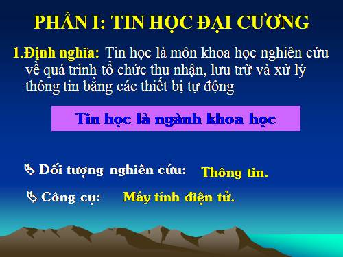 Tin học đại cương